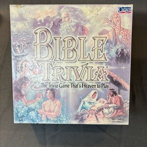 Vintage Bible Trivia Game by Cadaco came out 1999. Ages 7and up 2-4 players.